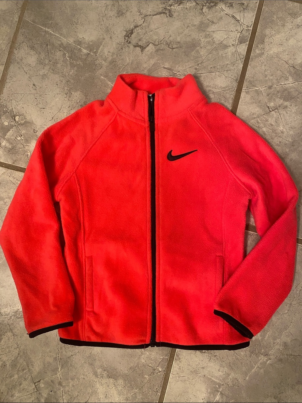 Nike Kids pink Full-Zip Fleece Jacket